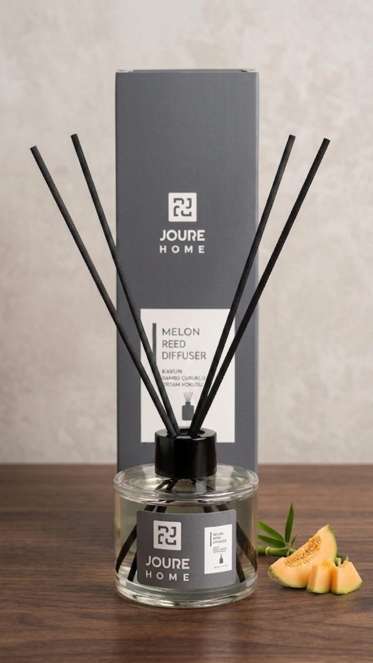 Melon Reed Diffuser - Kavun Bambu Çubuklu Ortam Kokusu