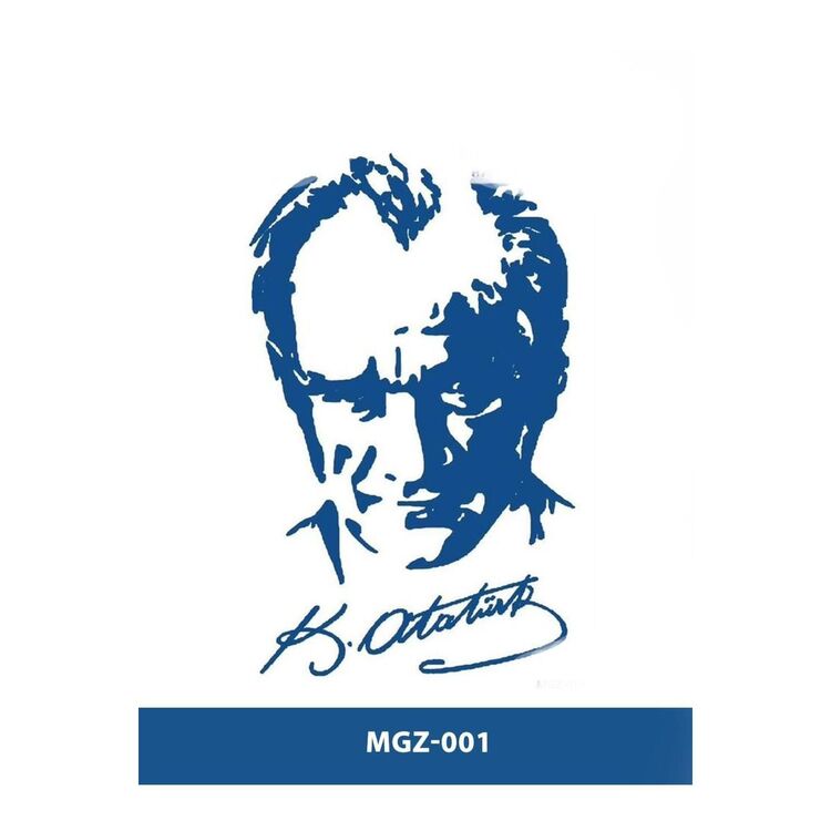 Yarı Kalıcı Orta Boy Atatürk temalı dövme
