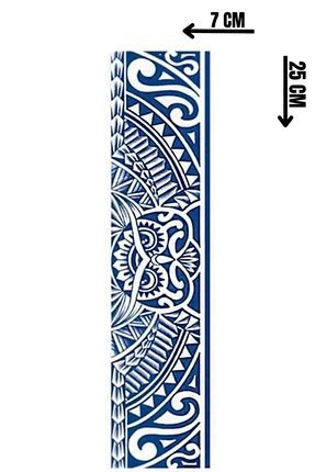 MAORİ MASKESİ ŞERİT DÖVME 