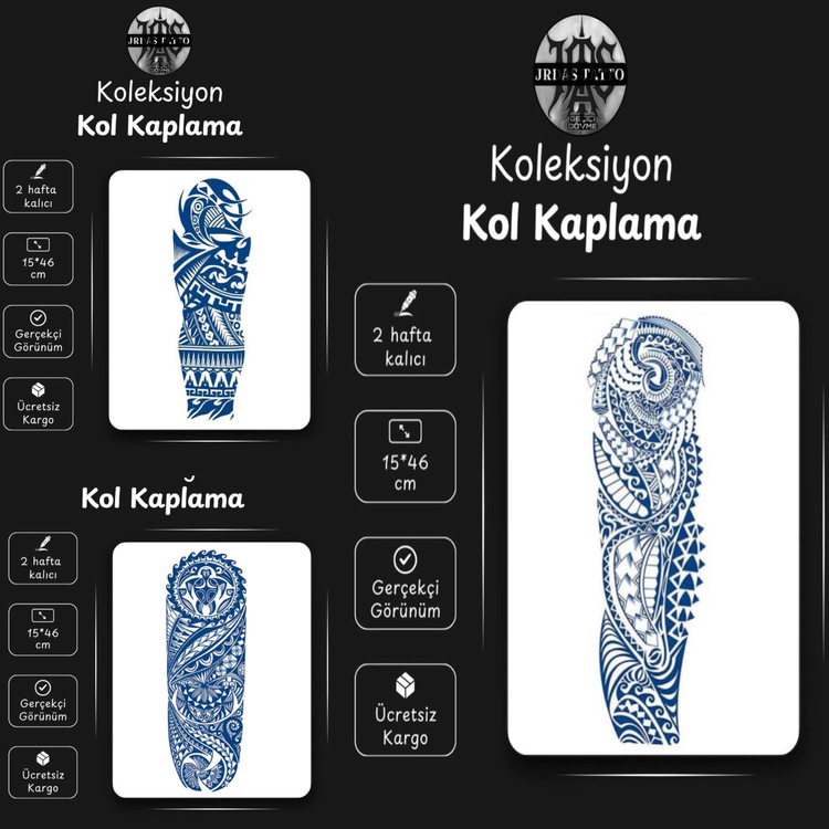 3 LÜ YARI KALICI DÖVME PAKETİ