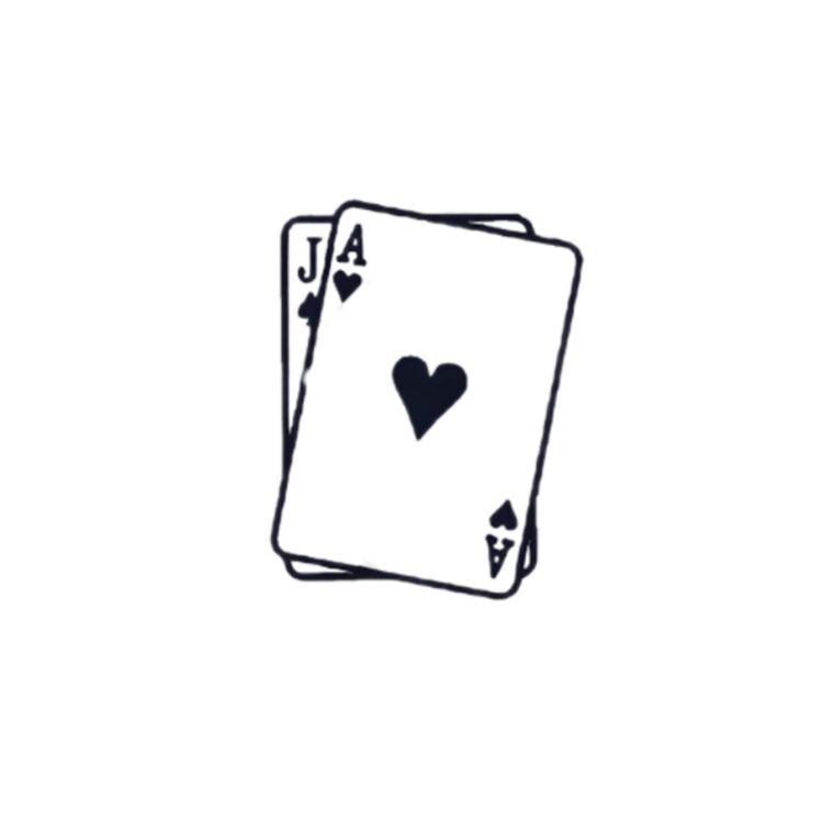 MİNİMAL BOY POKER KART DÖVME 
