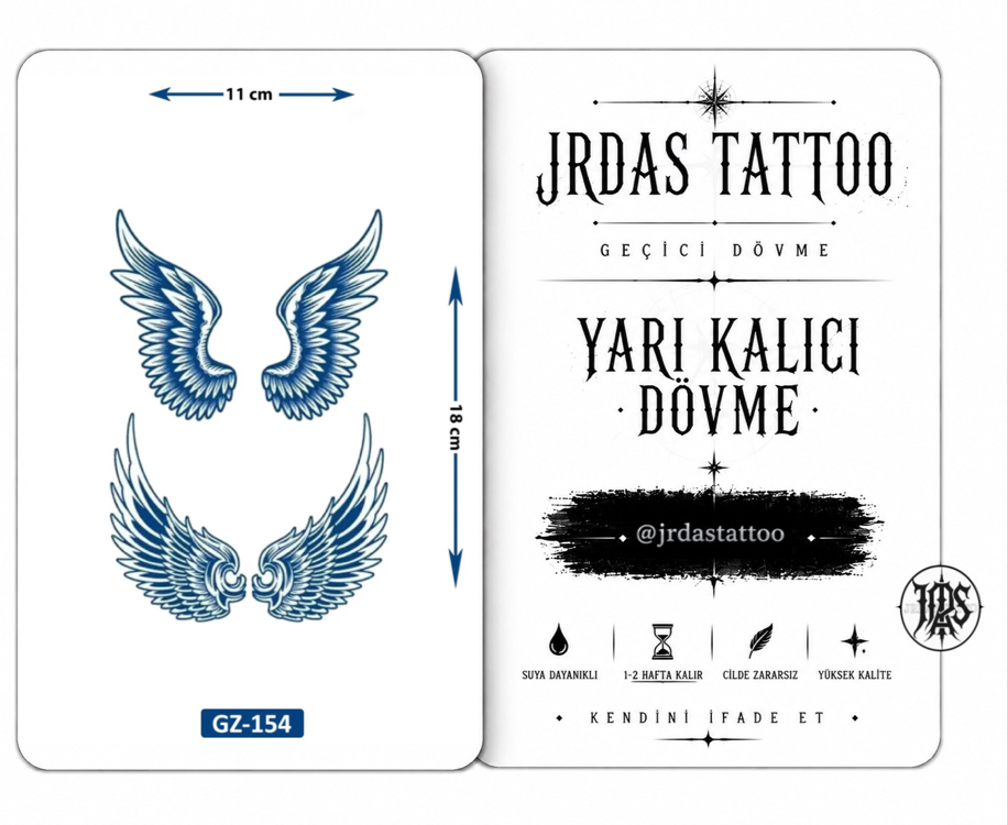 KANAT FİGÜRLÜ DÖVME 