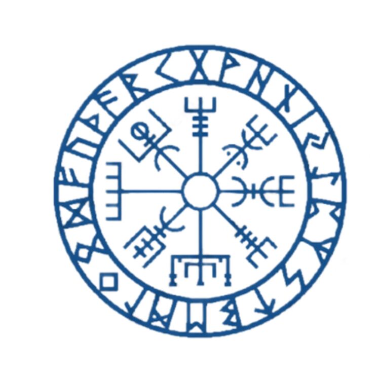 İskandinav Vegvisir Motifi Dövme – Yön, Koruma ve Güçlü Bir Yolculuğun Sembolü!