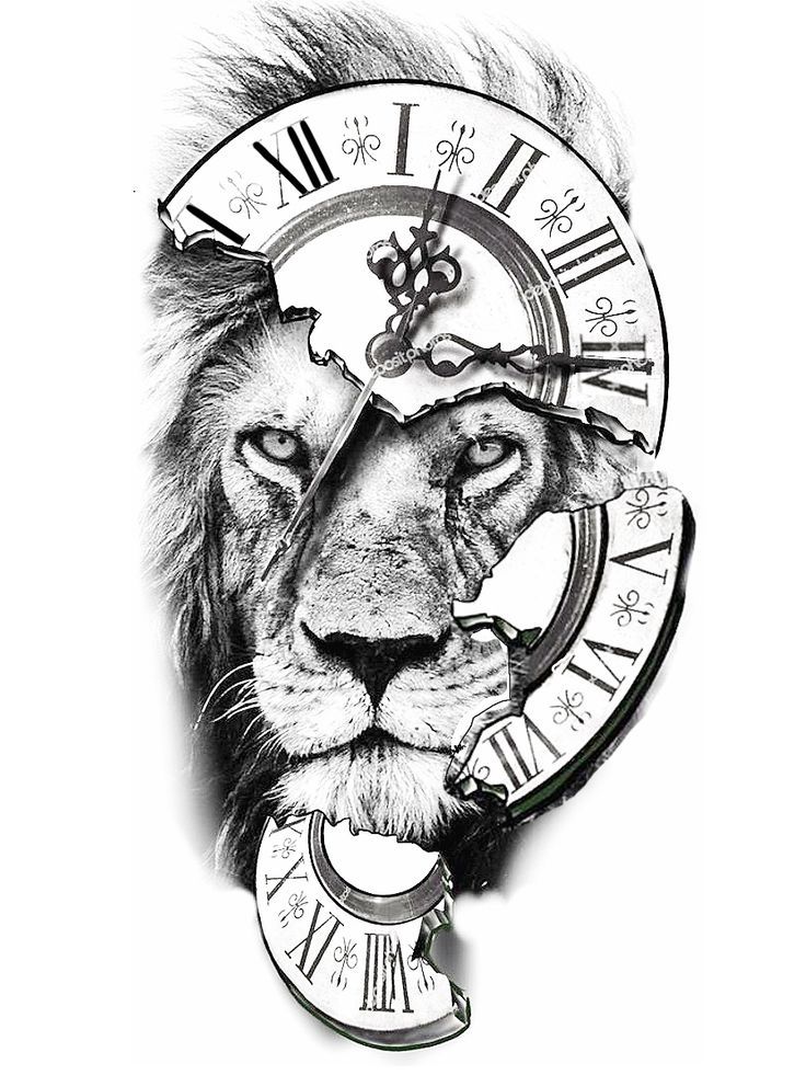 ASLAN FİGÜRLÜ GEÇİCİ DÖVME 