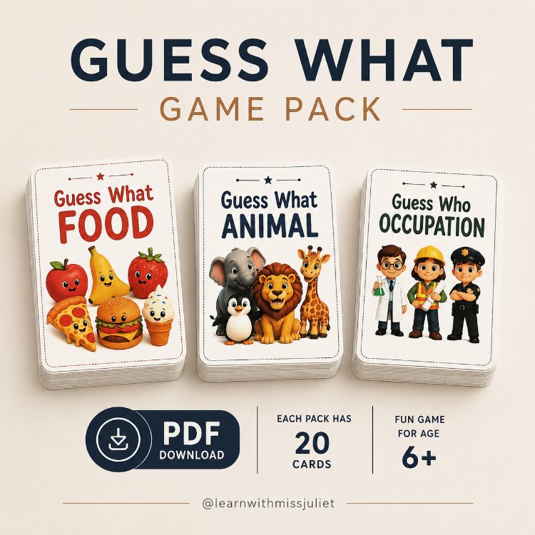 Guess What Game! PDF