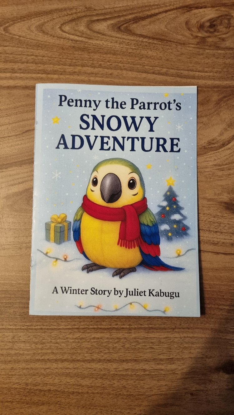 Penny The parrot's snowy adventure