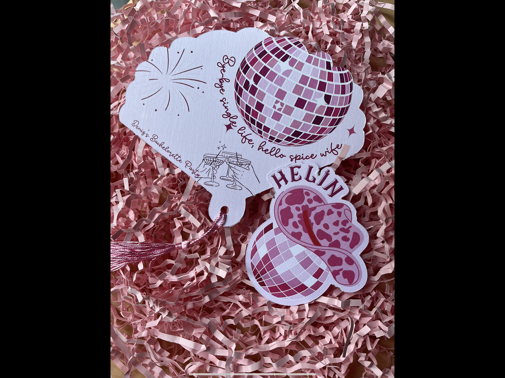 Cowgirl Bacherolette SET (12 isimlik 12 yelpaze )