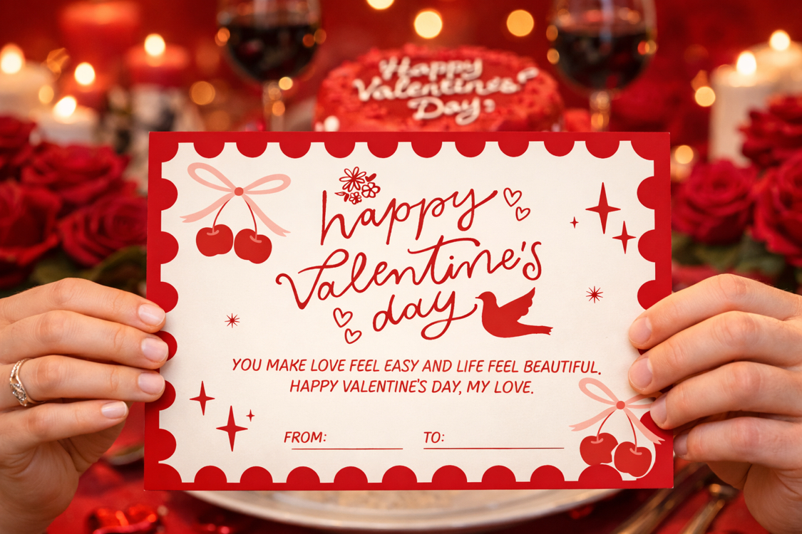 Valentine’s Day Scratch Card Set