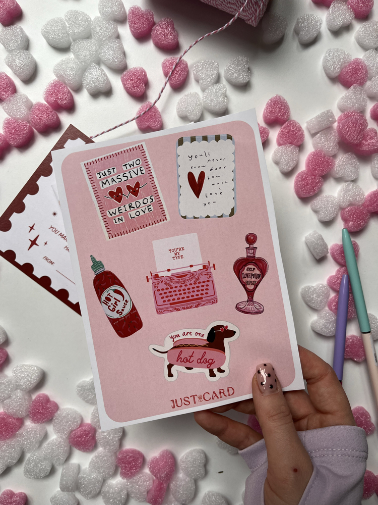 Valentine’s Day Scratch Card Set