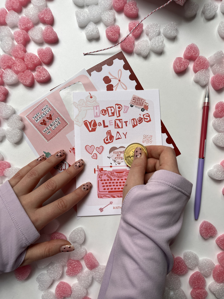 Valentine’s Day Scratch Card Set