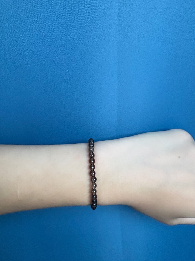 Dumanlı Kuvars 4 mm Bileklik