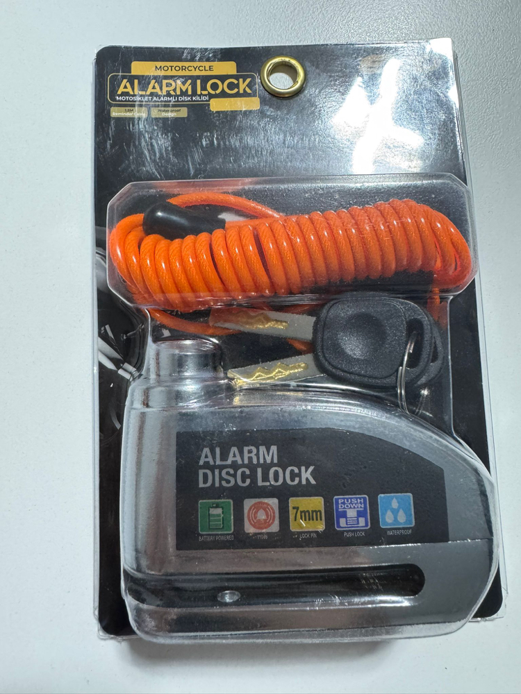 Evo marka Alarmlı Disk Kilit Sistemi