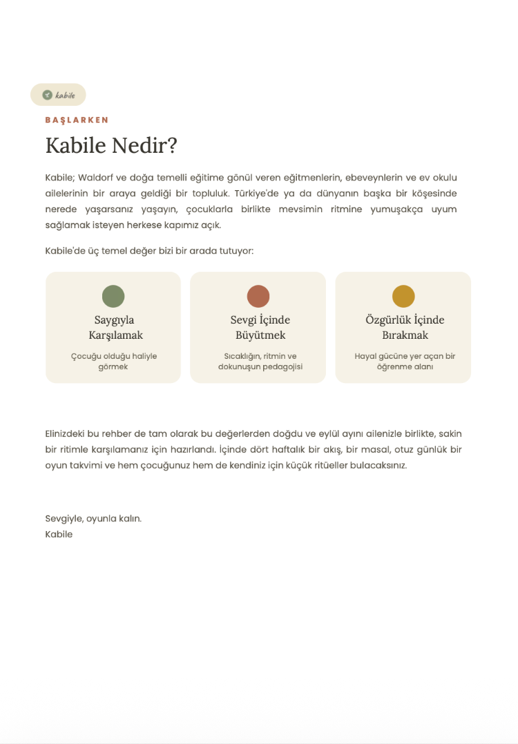 Dijital Aile Rehberi - Eylül Döngüsü