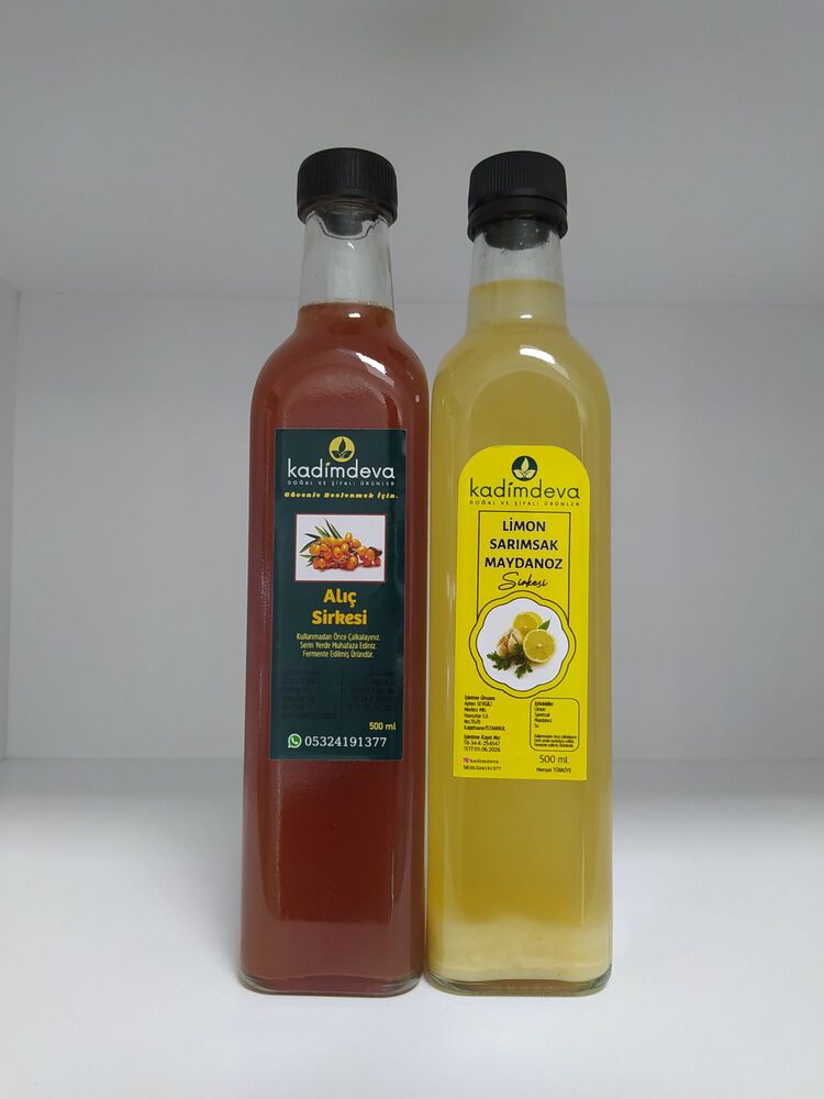 Limon Sarımsak Maydanoz Kürü & Alıç Sirkesi 