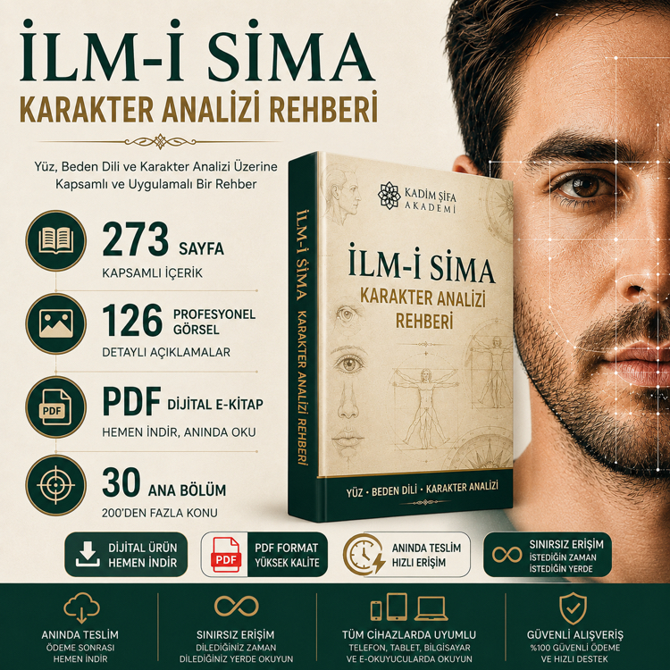 İLM-İ SİMA Karakter Analizi Rehberi | 273 Sayfa | 126 Görsel | PDF Dijital E-Kitap