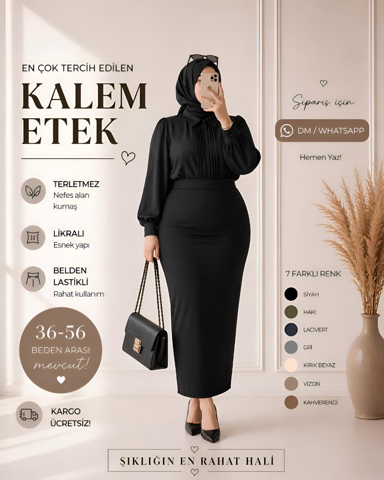 3 ADET KALEM ETEK (7 RENK SEÇENEKLERİ AÇIKLAMA VE KAYDIRMALI GÖRSELLERDE)