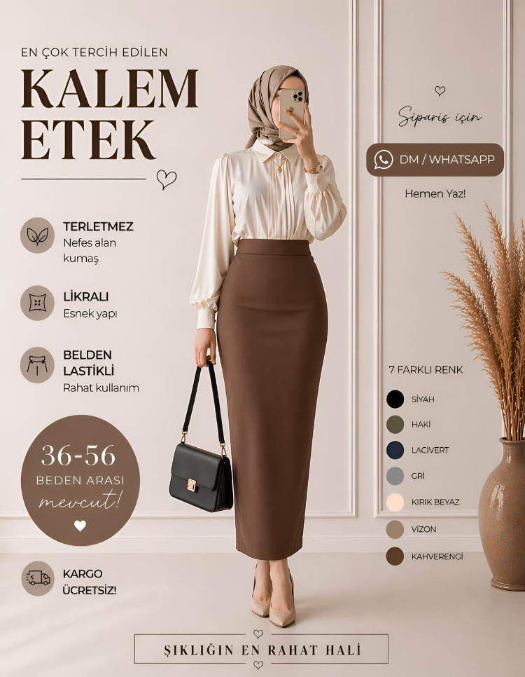 3 ADET KALEM ETEK (7 RENK SEÇENEKLERİ AÇIKLAMA VE KAYDIRMALI GÖRSELLERDE)