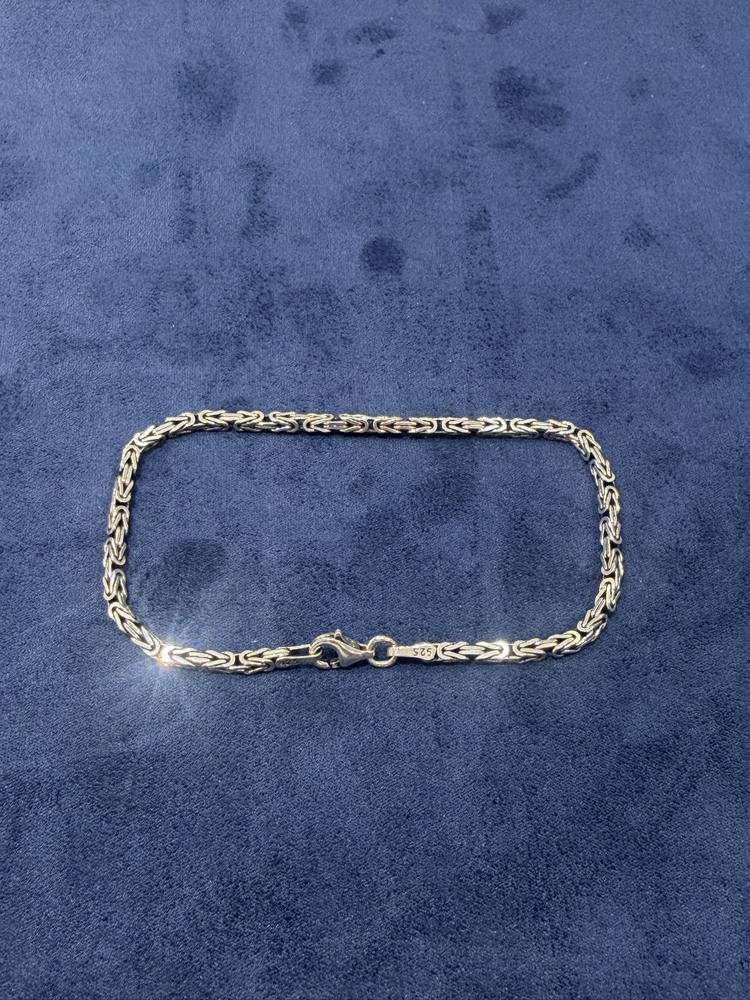Kare kral bileklik 2,4 mm