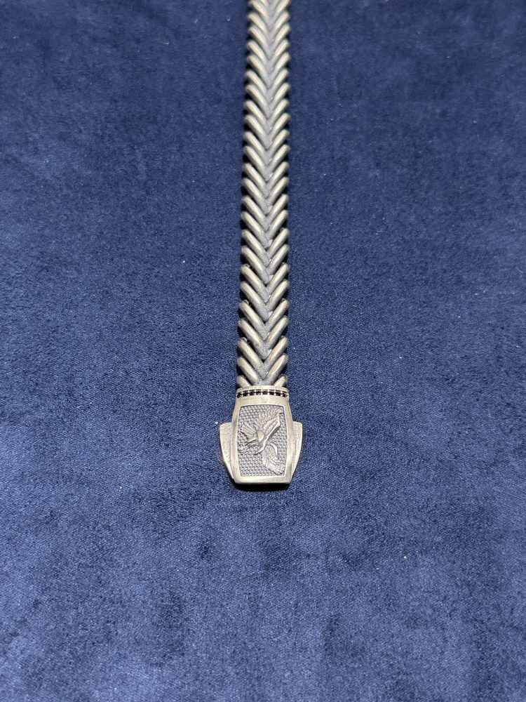 İtalyan balık sırtı Kartal model bileklik 11 mm