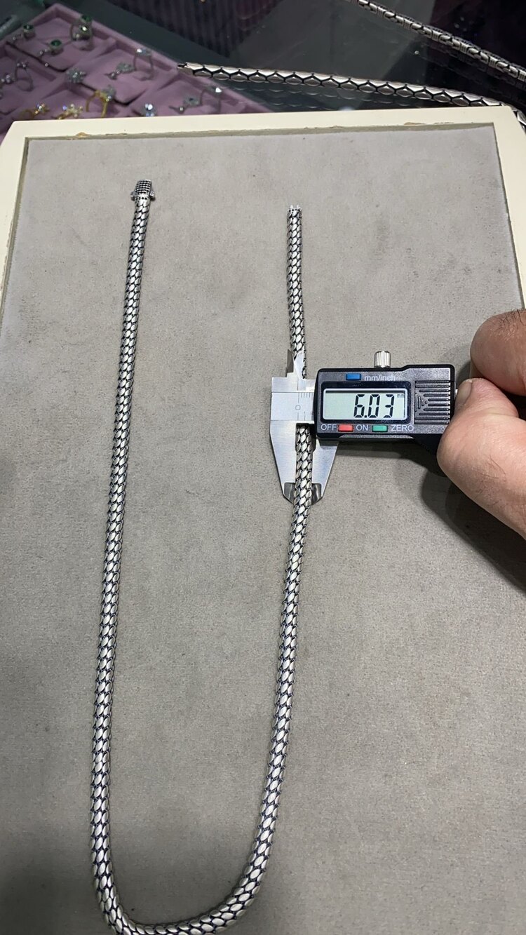 İtalyan yılan model kolye 