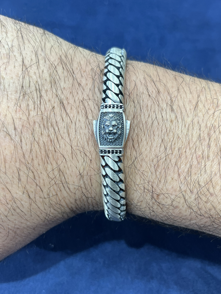 İtalyan aslan bileklik 8,5 mm