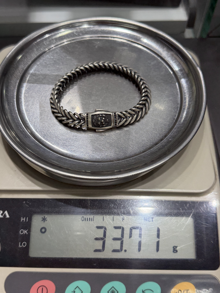 İtalyan balık sırtı aslan model bileklik 11 mm