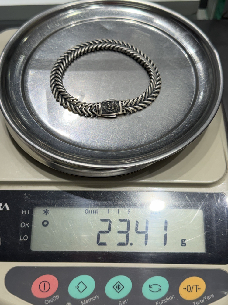 İtalyan balık sırtı aslan model bileklik