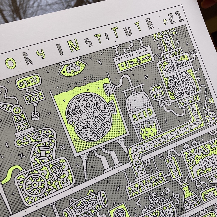 Roboratory Institute, Silkscreen Print - Edition of 10