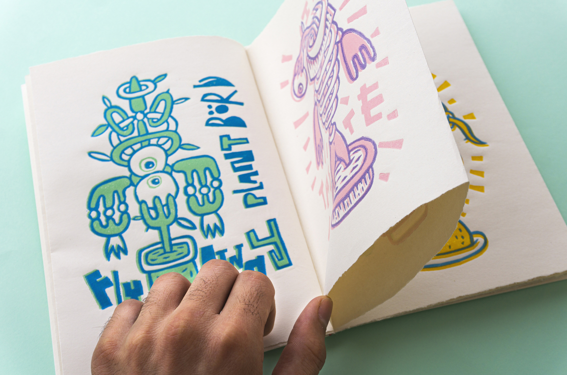 Bitkiler ve İtkiler, Linocut Print Artbook