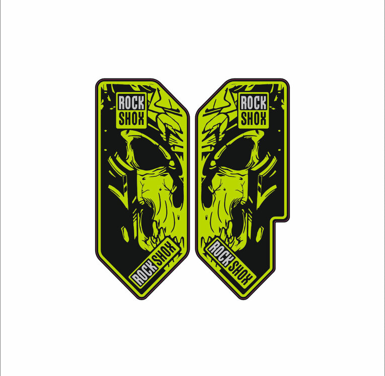 Bispot rock shox maşa sticker | bispot_sticker