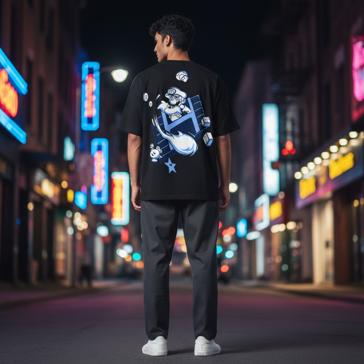 Retro Mario Oversize T-shirt