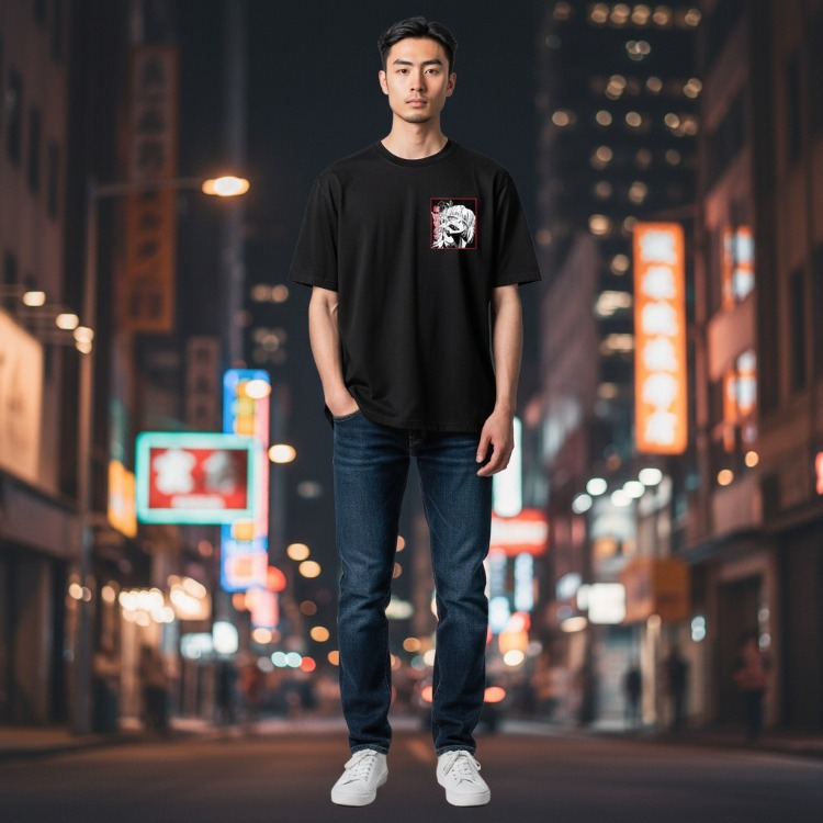 Anime Girl Oversize T-Shirt