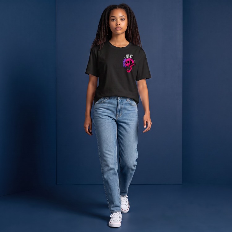 Insane & Skull Oversize T-Shirt