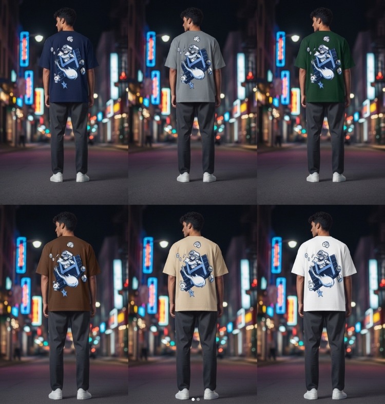 Retro Mario Oversize T-shirt
