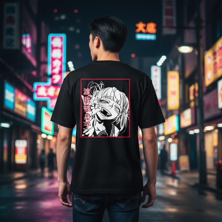 Anime Girl Oversize T-Shirt