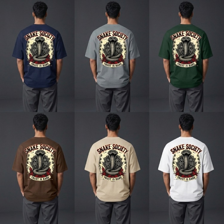 Snake Society Oversize T-Shirt