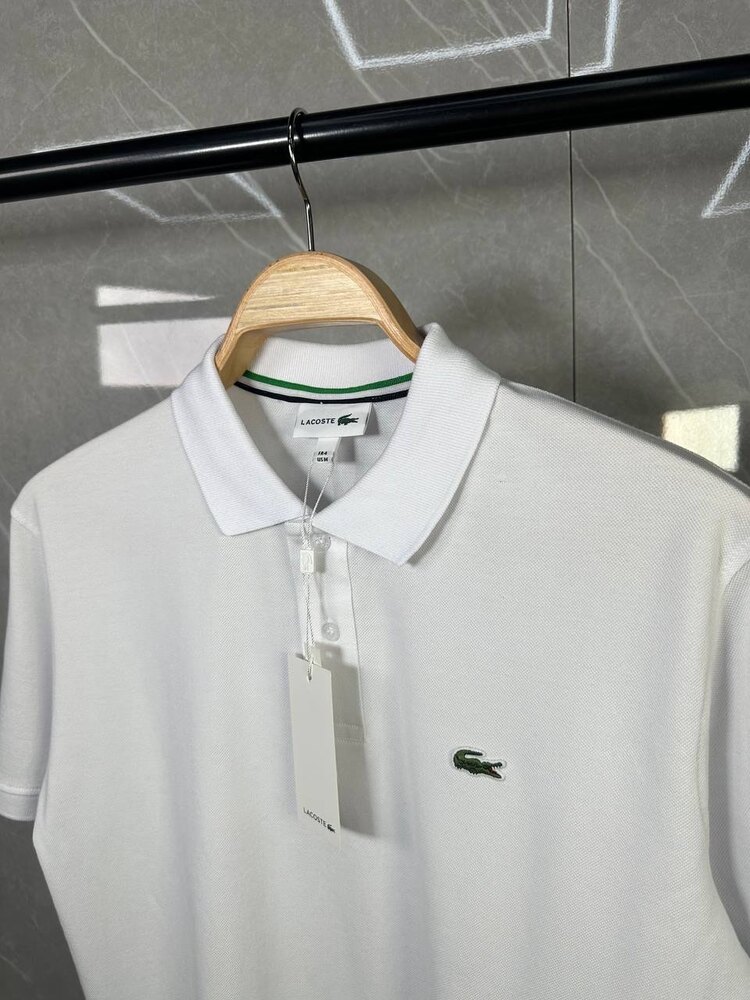 Lacoste Polo Yaka Beyaz Premium