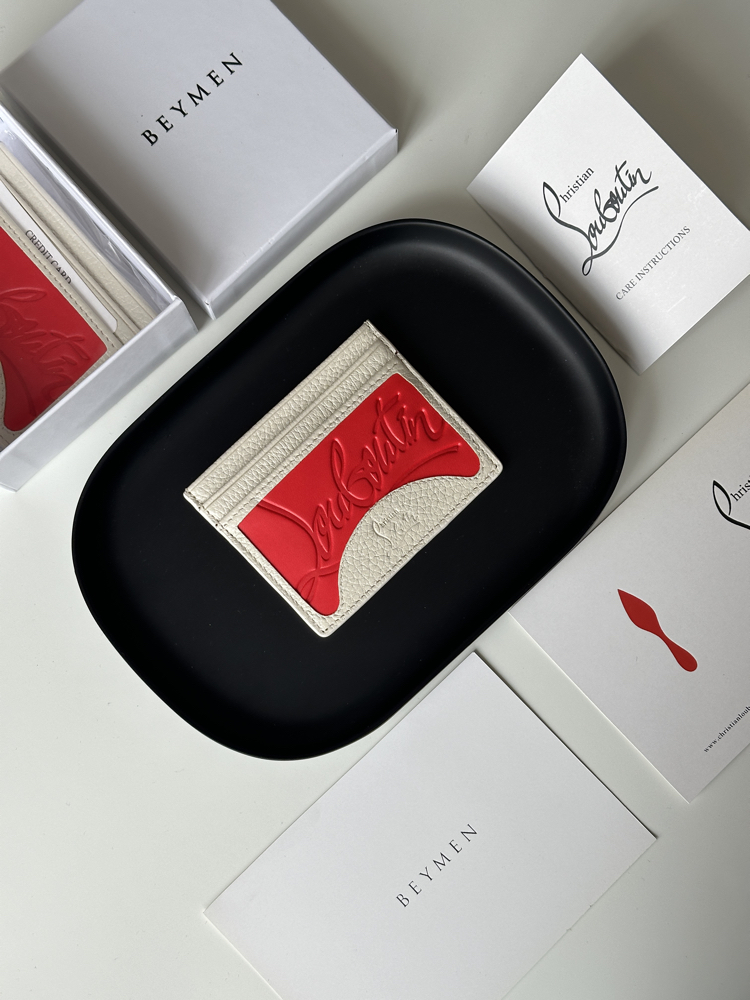 Christian Louboutin Premium Kartlık KREM HAKİKİ DERİ (KUTULU, SERTİFİKALI)