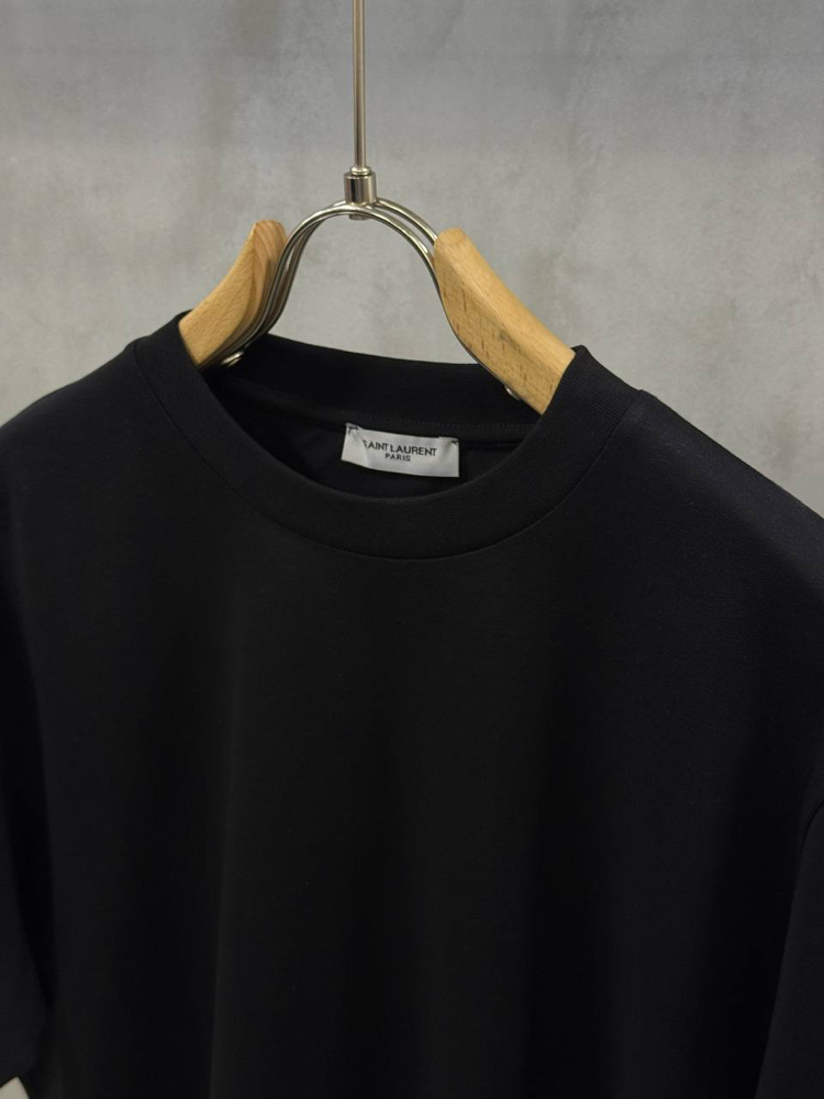 YSL Premium++ Tshirt Siyah %100 Pamuk