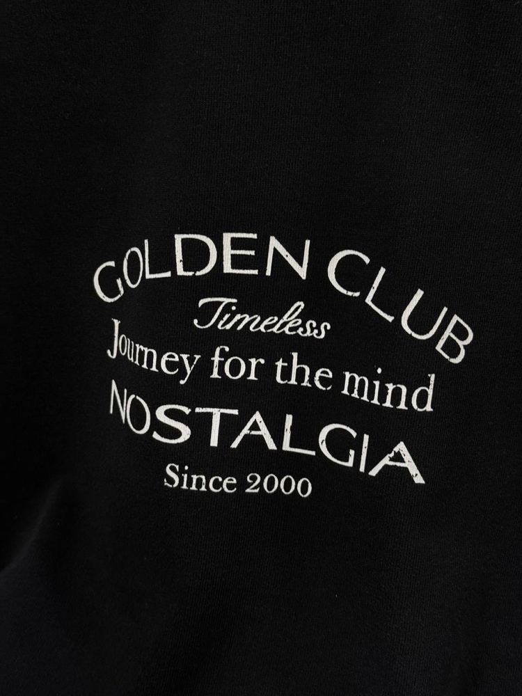 GOLDEN GOOSE Premium++ Tshirt Siyah %100 Pamuk