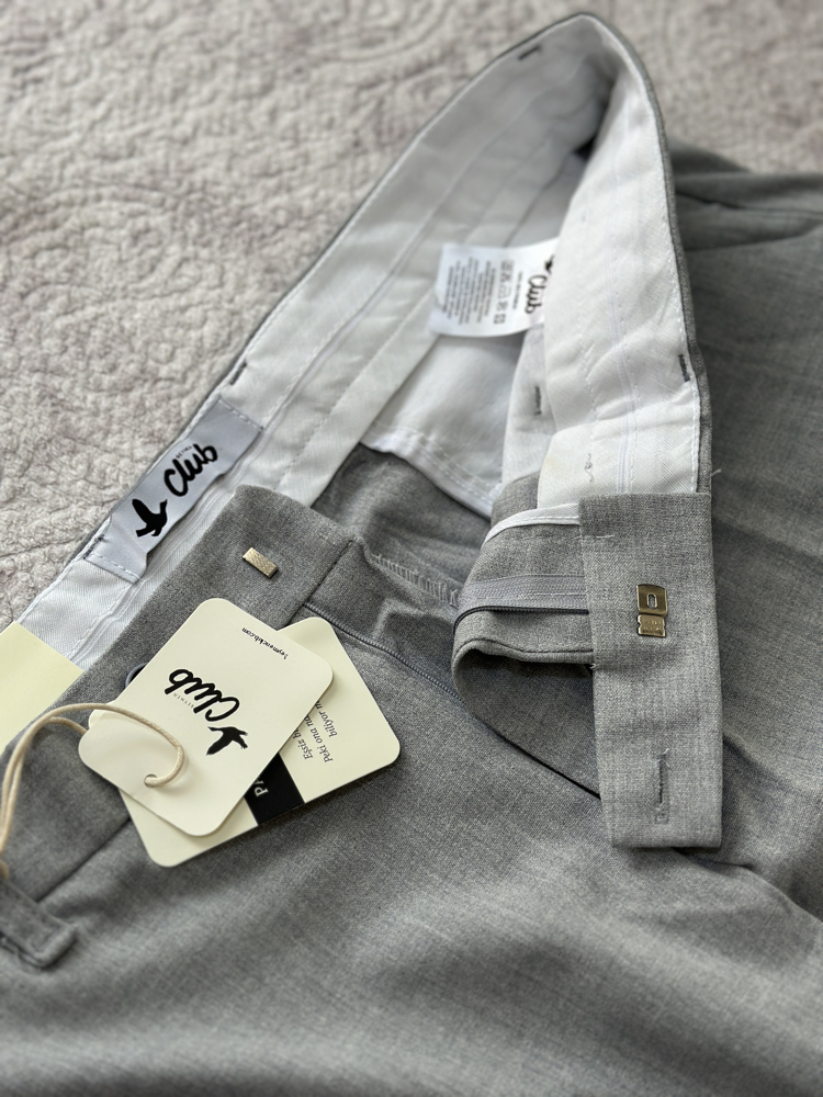 BYMEN CLUB KUMAŞ PANTOLON Premium+ Açık Gri