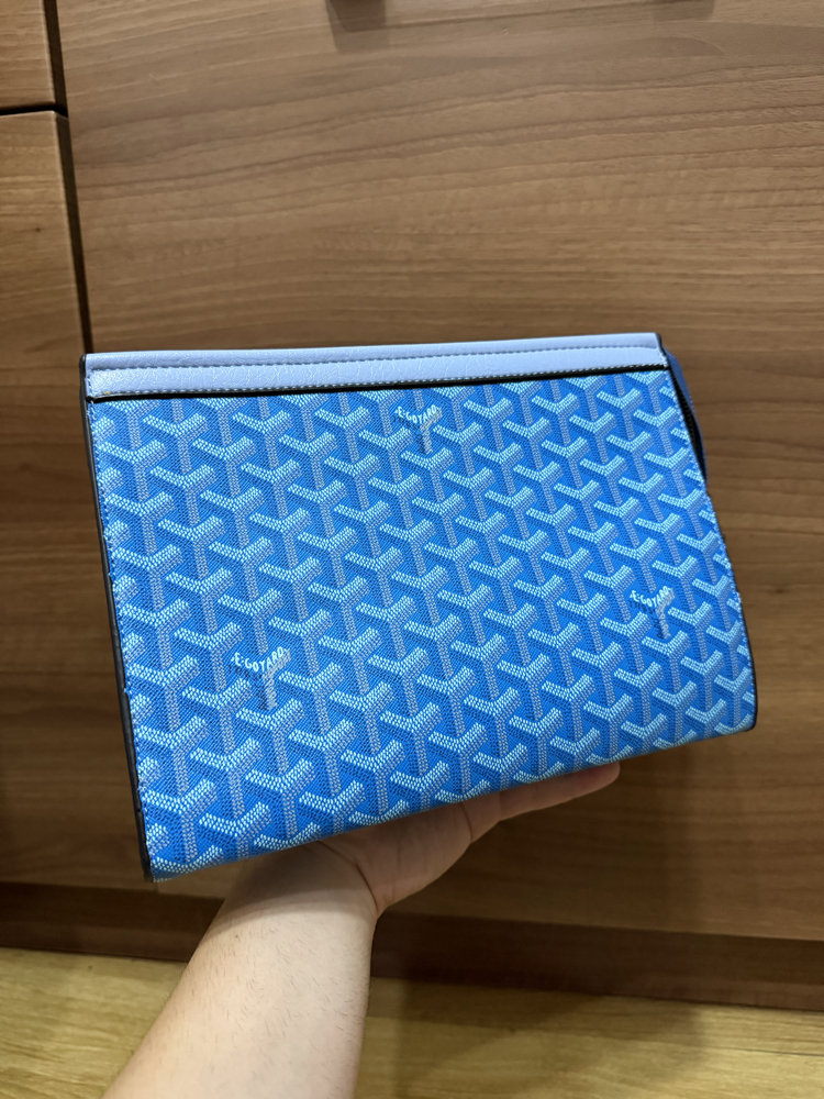 GYRD Clutch Çanta Premium Açık Mavi (Toz Torbalı)