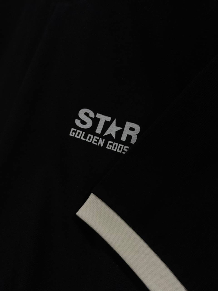 GOLDEN GOOSE Premium++ Tshirt Siyah %100 Pamuk