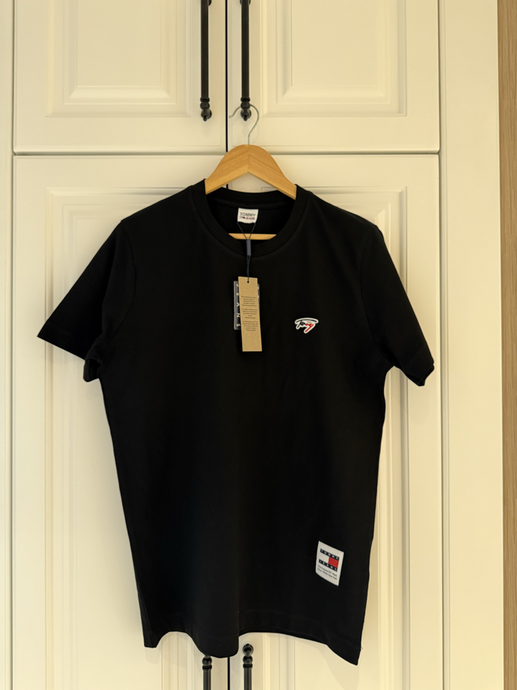 TOMMY Premium++ Tshirt Siyah %100 Pamuk