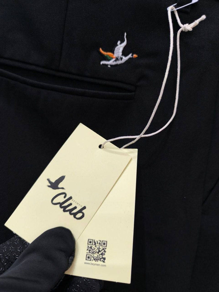 BYMEN CLUB KUMAŞ PANTOLON Premium+ Siyah