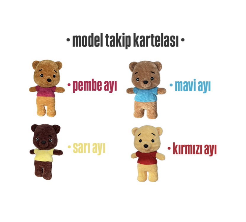 Pofuduk Ayı Amigurumi