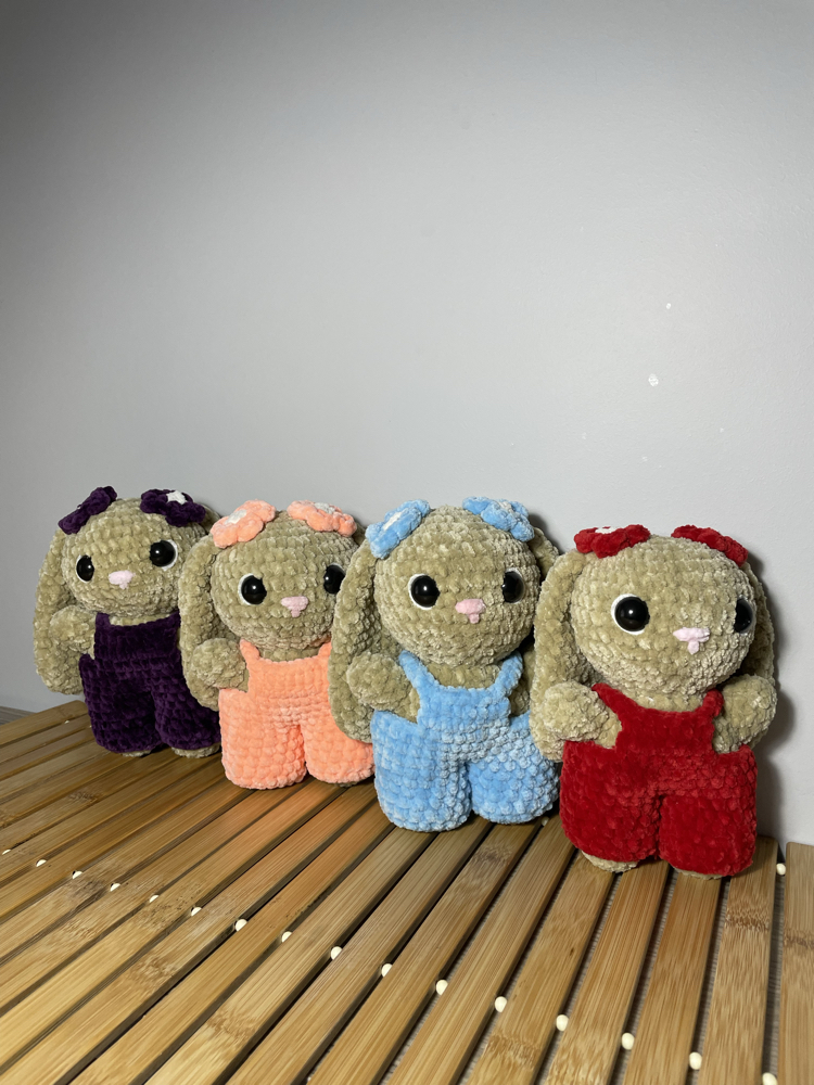 Tulumlu Tavşan Amigurumi