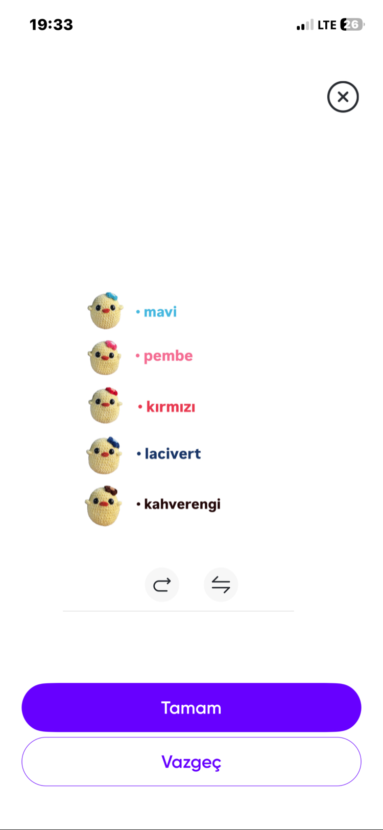 Renkli civciveler