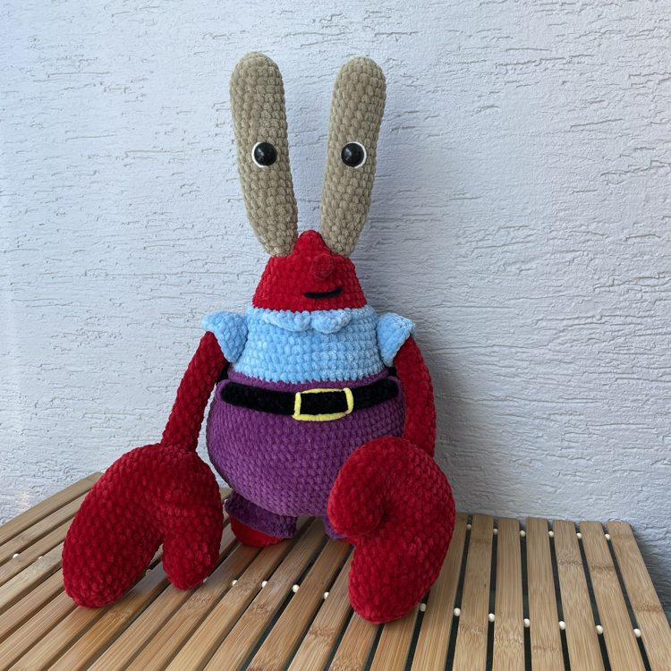 Bay Yengeç Amigurumi