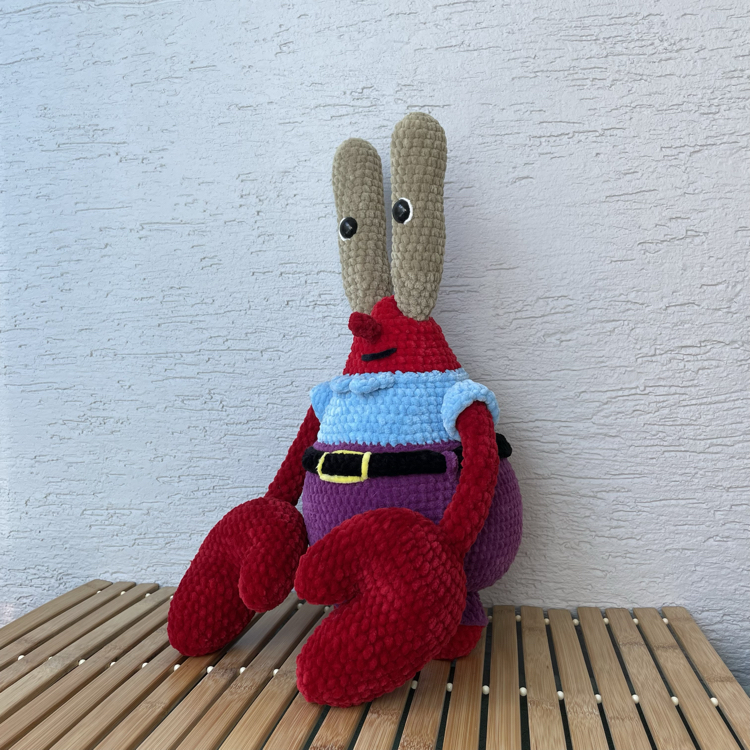 Bay Yengeç Amigurumi